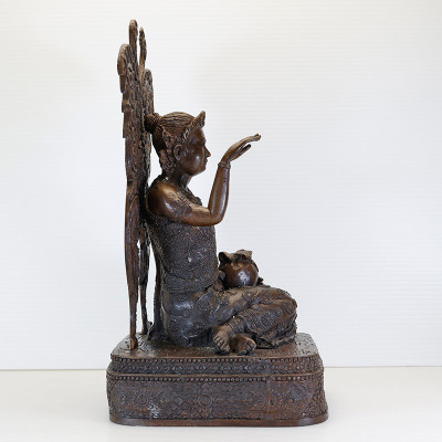 S/n:125 KruBa Krissana 2560 Mae Nang Kwak Statue 24cm