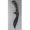 做299支，LP Phorm Wat Ban Suan 佛历2559 老虎灭魔法刀，三宝铜 11.8 cm