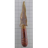 龙婆Prom佛历2554，灭魔法刀，铜 15 cm，Wat Palanupab