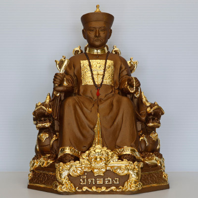 Made 98 pcs 20 Famous Monks Blessed 2567 Ergerfong Statue Gold Pasted 22cm
