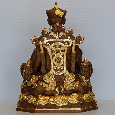 Made 98 pcs 20 Famous Monks Blessed 2567 Ergerfong Statue Gold Pasted 22cm