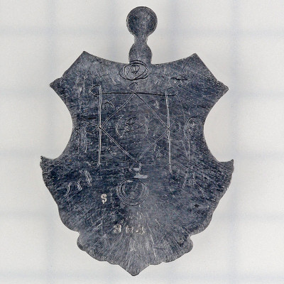 做1553尊，编号:384，龙婆禅南加持佛历2553大法会，四面佛TaKua弹壳4.5cm