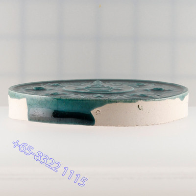 Ajahn KhunPan 2547 JaTuKam BuRaNa LakMueng Green Ceramic 4.5cm G-Pra Cert