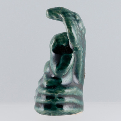 7次大法会，佛历2546，阿赞坤潘加持，帕必达小金身，陶瓷2.8cm