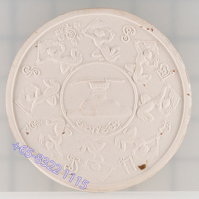 7 Times Ceremony Ajahn KhunPan 2546 Phra Pidta, Gold Plated Ceramic 4.5cm G-Pra Cert