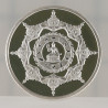 S/n:665 Ajahn KhunPan 2545 Jatukam Silver 2.1cm Made 999 pcs