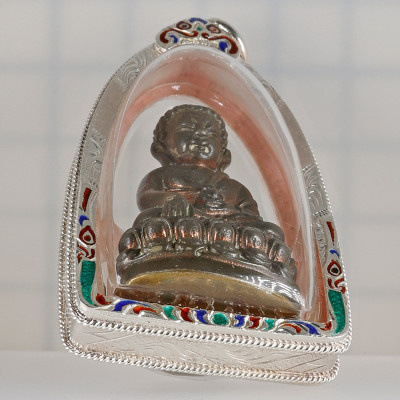 1st Batch Made 380, S/n:152 LP Hong 80yrs Old 2541 Batch Phra Kring Nawa FaBut Base