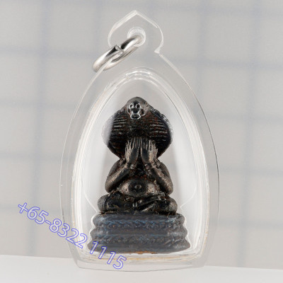 金码编号：151 帕必达小金身，佛历2546，阿赞坤潘加持 LekNamPee 2.8cm
