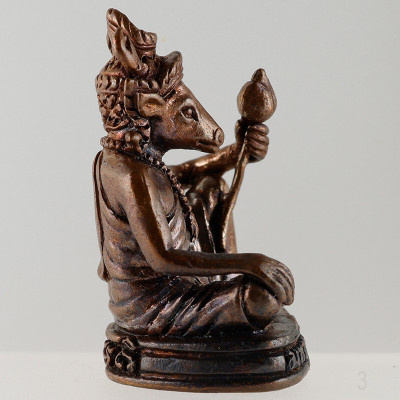 龙莆宏 佛历2552 鲁士 Kalai Yakot, 三宝铜 3cm Wat SuSan Thung Mon