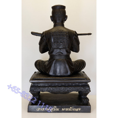 编号：88 做199尊，阿赞苏滨，佛历2567，金面坤平将军金身25cm
