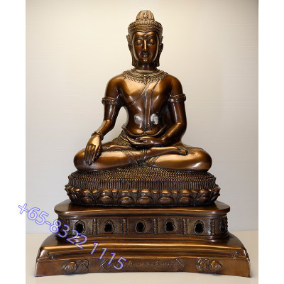 编号:81,龙婆宏,佛历2543 SaoHa, Phra PetSurin 9寸腿金身,高 42cm