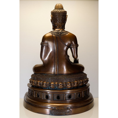 编号:81,龙婆宏,佛历2543 SaoHa, Phra PetSurin 9寸腿金身,高 42cm