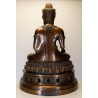 编号:81,龙婆宏,佛历2543 SaoHa, Phra PetSurin 9寸腿金身,高 42cm