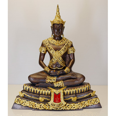 第一批 昭坤素拉萨 瓦帕杜 佛历2557 龙莆 Phet 贴金 金身 24cm 编号:292