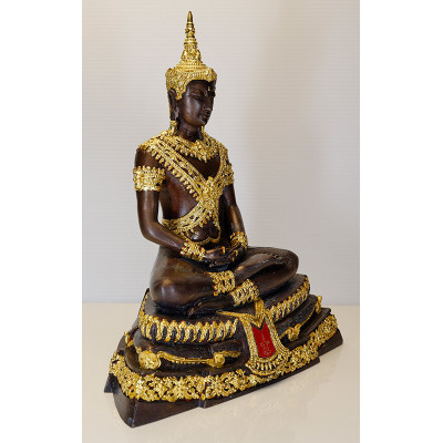 第一批 昭坤素拉萨 瓦帕杜 佛历2557 龙莆 Phet 贴金 金身 24cm 编号:292