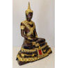1st Batch Chao Khun Surasak Wat PraDu B.E.2557 LP Phet Gold Pasted Statue 24cm S/n:292
