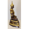 1st Batch Chao Khun Surasak Wat PraDu B.E.2557 LP Phet Gold Pasted Statue 24cm S/n:292