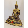 1st Batch Chao Khun Surasak Wat PraDu B.E.2557 LP Phet Gold Pasted Statue 24cm S/n:292
