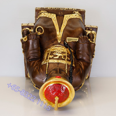 Made 399 S/n:18 Ajahn Subin ErGerFong Statue 2nd Batch 2560 Gold Pasted