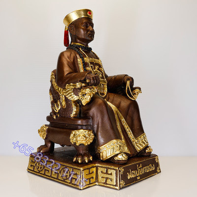 Made 399 S/n:18 Ajahn Subin ErGerFong Statue 2nd Batch 2560 Gold Pasted