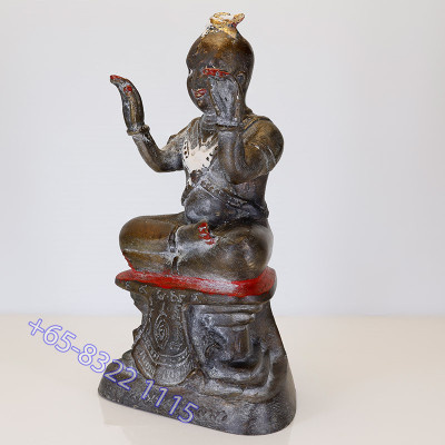 龙莆炎加持,佛历2536,古曼童金身,骨头,手写护身符 LP Yeam Wat SamNgam