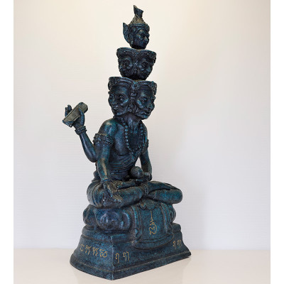 作 88尊 编号:18 龙莆 ThongDam 9 脸 鲁士 金身 30cm 佛历2562