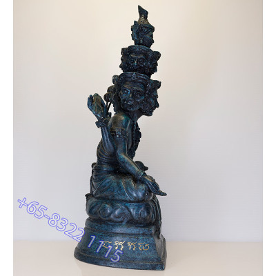 做88尊,编号:18 龙莆通Dam, 9面鲁士金身30cm,佛历2562,Wat Tham Kapian Thong