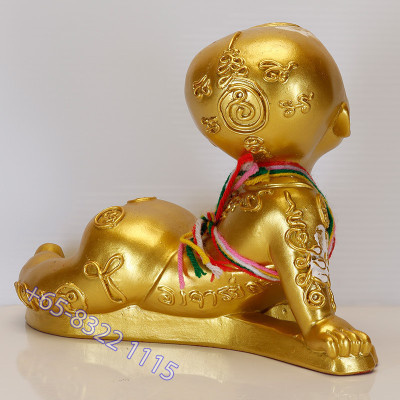 Ajahn NiKom 2563 KuManThong Statue Gold Painted