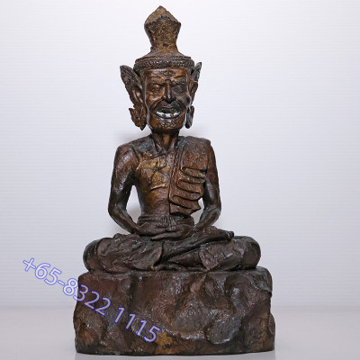 Made 999, LP Kalong 2551 Phra Lersi SerMing Prai Statue Height...