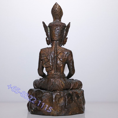 Made 999, LP Kalong 2551 Phra Lersi SerMing Prai Statue Height 26cm, Wat KhaoLam