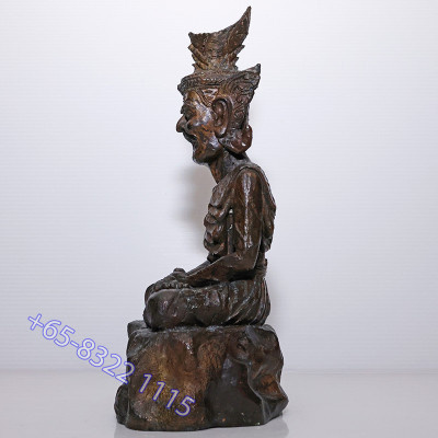 做999尊,龙莆伽隆,佛历2551 Lersi Serming Prai 5寸腿金身