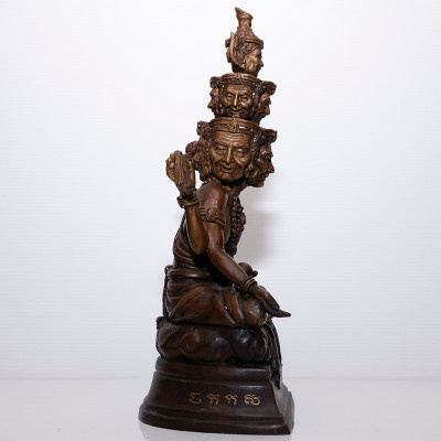 编号:1 作 199 龙莆 ThongDam 9 脸 Phra 隐士 金身 30cm 佛历2562