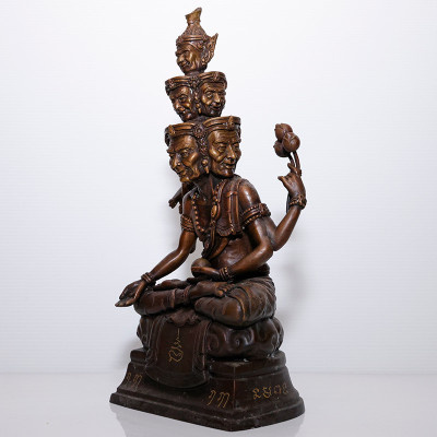 编号:1 作 199 龙莆 ThongDam 9 脸 Phra 隐士 金身 30cm 佛历2562