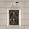 Made 599 LP Chamnan 2548 Phra Somdej & Phaya Kurt, MekKaPat 2.4cm Mixed Silver