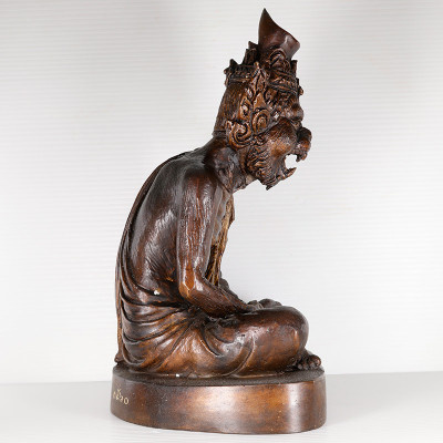 Wat Kaeo Chaem Fa 2560 Tiger Head Phra Lersi Statue 21cm