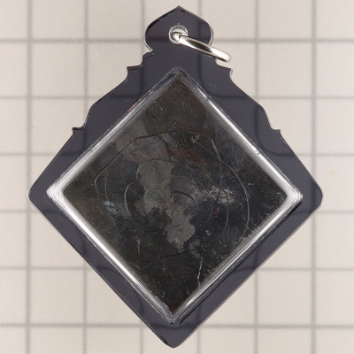 龙婆禅南佛历2560加持，四面佛，铅手写护符 4.1cm G-Pra 证书