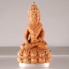 Made 279 Lp Sakorn 2552 Phra Kring Wood Silver Base 5cm S/n:260 Italy Gold Casing