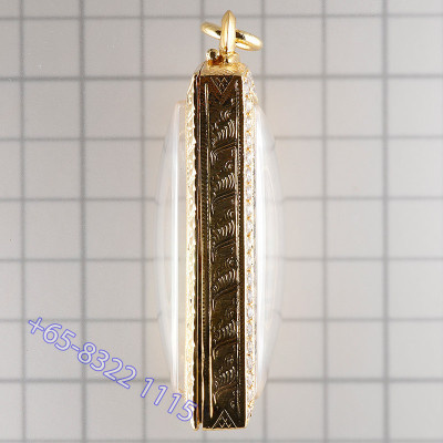 LP Pae 2514 Phra Somdej Prok Pro, Internal Takrut, G-Pra Cert, Italy Gold Casing