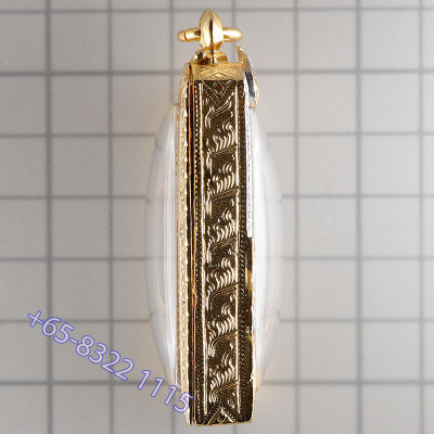 LP Pae 2514 Phra Somdej Prok Pro, Internal Takrut, G-Pra Cert, Italy Gold Casing