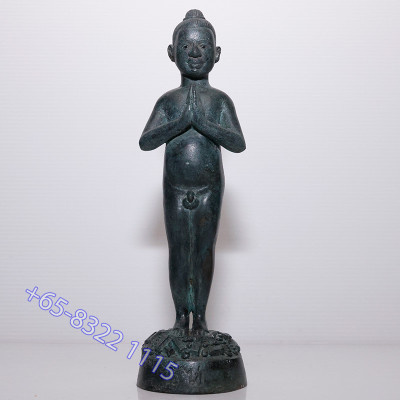 做50尊,阿赞边加持,佛历2563法会,Wat Khao Hor爱凯古曼童金身,高 23.5cm