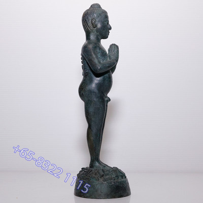 做50尊,阿赞边加持,佛历2563法会,Wat Khao Hor爱凯古曼童金身,高 23.5cm