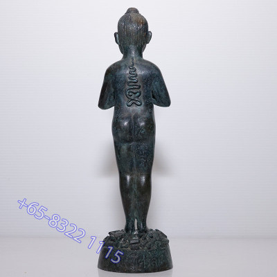 做50尊,阿赞边加持,佛历2563法会,Wat Khao Hor爱凯古曼童金身,高 23.5cm