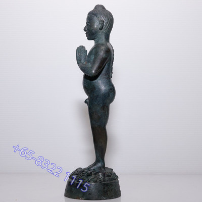 做50尊,阿赞边加持,佛历2563法会,Wat Khao Hor爱凯古曼童金身,高 23.5cm