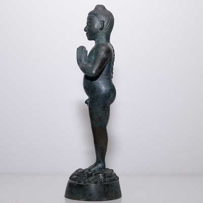 做50尊,阿赞边加持,佛历2563法会,Wat Khao Hor爱凯古曼童金身,高 23.5cm