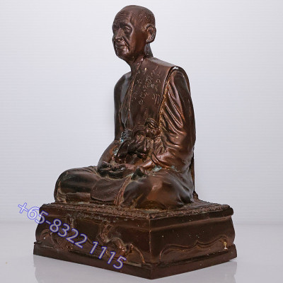 LP Yam 2538 Statue 80 years Old Batch, Wat Sam Ngam, KuManThong Master