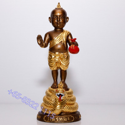 1st Batch LP Ransiri 2563 KuManThong Statue Gold Plated 19 cm