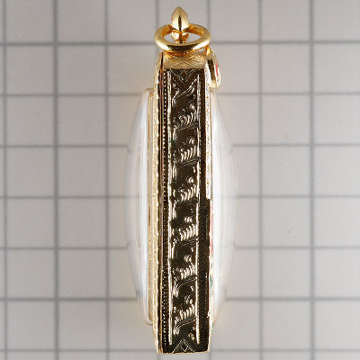 LP Pae 2514 Phra Somdej Prok Pro, Internal Takrut, G-Pra Cert, Italy Gold Casing