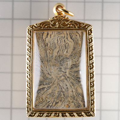 LP Pae 2514 Phra Somdej Prok Pro, Internal Takrut, G-Pra Cert, Italy Gold Casing