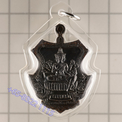 编号:802 龙婆禅南佛历2553加持，四面佛，那瓦4.5cm 做940尊，G-Pra 证书