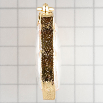 Silver Gold Mask LP Thuad 2558 Wat Chang Hai, G-Pra Cert, Italy Gold Casing